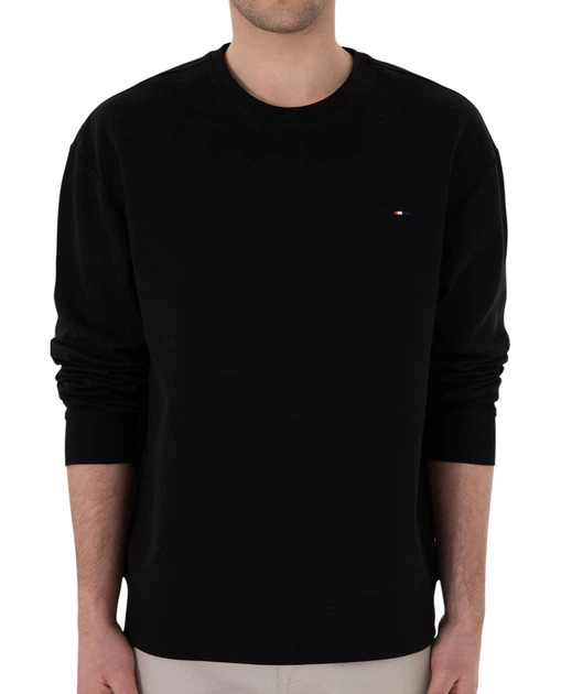 Світшот базовий тонкий U.S. Polo Assn. 2244939BLACK XL чорний (8683858856665) - зображення 6