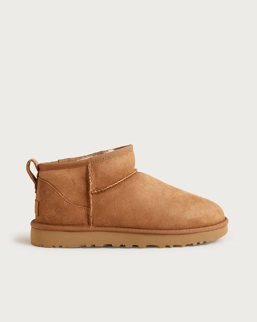 Уги жіночі короткі UGG Classic Ultra mini chestnut 40 каштанові - Фото 3 Уги жіночі короткі UGG Classic Ultra mini chestnut 40 каштанові - изображение 3