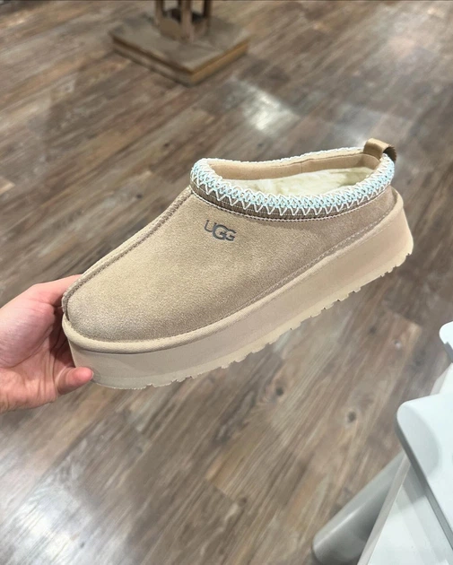 Уги сліпери на платформі UGG Women's Tazz Slipper Sand 39 розмір пісочні - Фото 5 Уги сліпери на платформі UGG Women's Tazz Slipper Sand 39 розмір пісочні - зображення 5