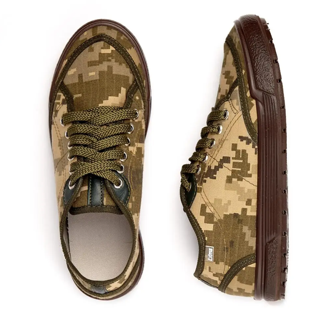 Кросівки унісекс POLO піксель бавовняні Premium Litma (36–41 р.) 39 - изображение 2