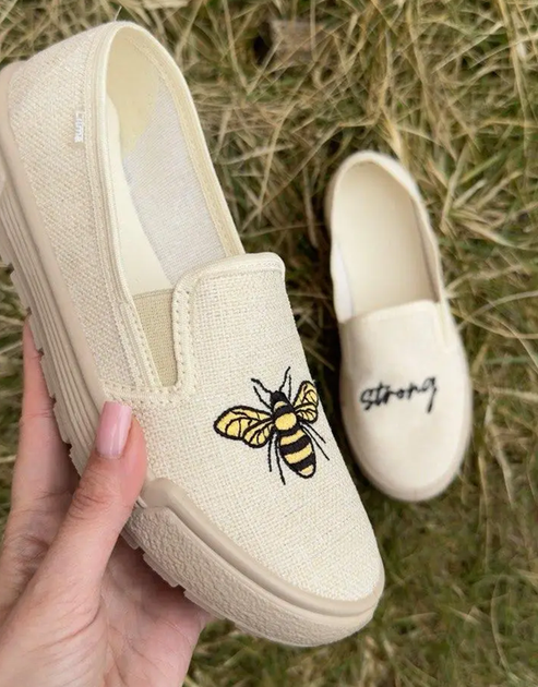Жіночі сліпони ROXY бежеві Bee Strong бавовняні Premium Litma (36–41 р.) 39 - Фото 8 Жіночі сліпони ROXY бежеві Bee Strong бавовняні Premium Litma (36–41 р.) 39 - изображение 8