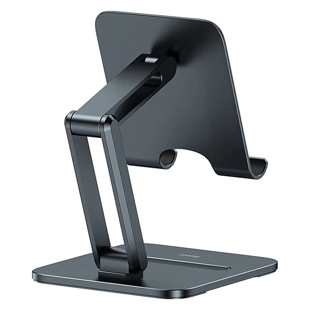 Держатель для планшета Baseus Desktop Biaxial металлический складной 13" серый (LUSZ000113) - изображение 2