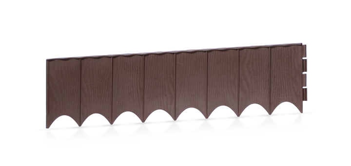 Бордюр садовий Prosperplast GARDEN FENCE, коричневий, 5,9 м - зображення 5