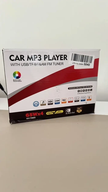 Автомагнитола Car MP3 Player LF-2247 с Bluetooth, FM-тюнером, USB, TF-картой - изображение 3