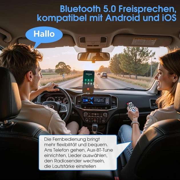 Автомобильное радио RDS Bluetooth, Wistrue 1DIN, R2420-RE2 - изображение 4