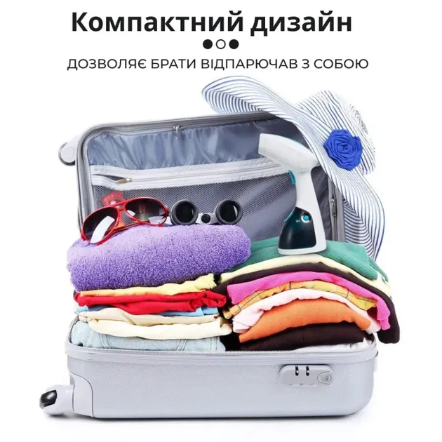 Ручний відпарювач для одягу SOKANY 250 мл Темно-синій Lugi AJ2205BL - Фото 5 Ручний відпарювач для одягу SOKANY 250 мл Темно-синій Lugi AJ2205BL - изображение 5