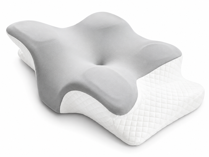 Ортопедическая анатомическая подушка Memory Pillow с эффектом памяти 50×29×10/7 см белая - Фото 6 Ортопедическая анатомическая подушка Memory Pillow с эффектом памяти 50×29×10/7 см белая - изображение 6