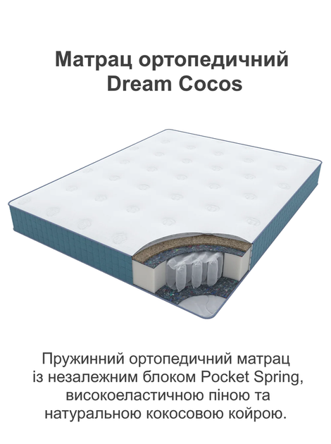 Ортопедический матрас Dream Cocos 140х190 см - изображение 2