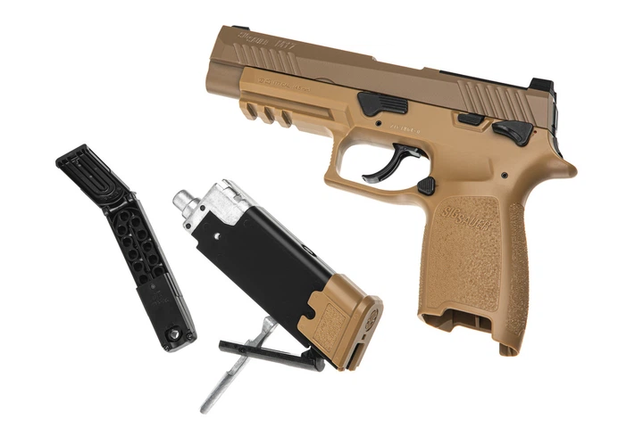 Пистолет пневматический Sig Sauer P320-M17 Blowback кал.177 - изображение 4