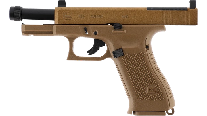 Пневматический пистолет Umarex Glock 19X MOS COY blowback калибр 4,5мм - изображение 2