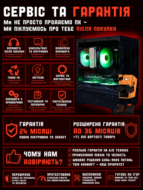Ігровий ПК Tera Soldier-206Ry (RTX 2060 Super 8GB / Ryzen 5 3500x / 16GB DDR4 / SSD 512GB) - зображення 8