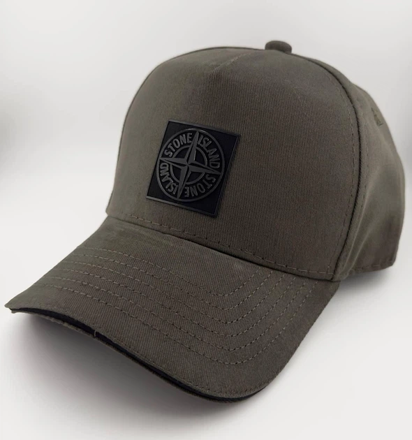 Мужская Бейсболка Тракер Stone Island Хаки Коттон 100% Кепка с Застежкой на Липучке размер L/XL (59-60 см) - Фото 2 Мужская Бейсболка Тракер Stone Island Хаки Коттон 100% Кепка с Застежкой на Липучке размер L/XL (59-60 см) - изображение 2