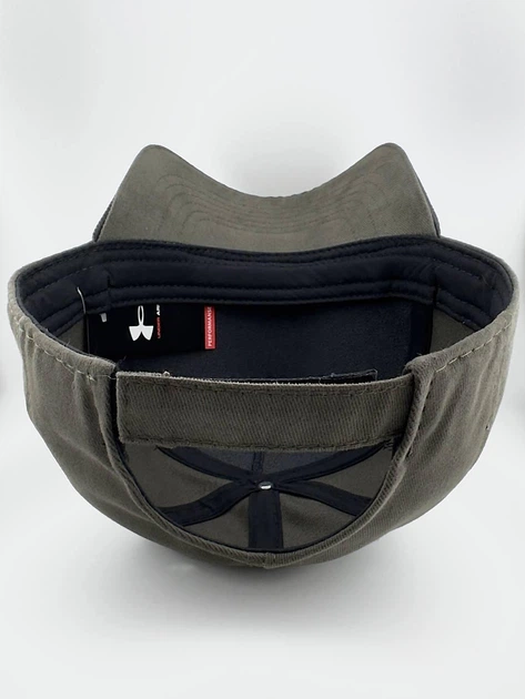 Мужская Коттоновая Бейсболка Тракер Under Armour Олива / Хаки размер S (55-56 см) - Фото 7 Мужская Коттоновая Бейсболка Тракер Under Armour Олива / Хаки размер S (55-56 см) - изображение 7