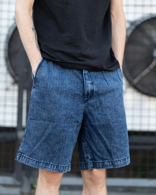 Шорты мужские Levi's Baggy Pleated 9 Shorts 0057P0002 34 синие (13140018) - Фото 10 Шорты мужские Levi's Baggy Pleated 9 Shorts 0057P0002 34 синие (13140018) - изображение 10