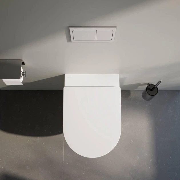 Rimless/Silent Flush подвесной унитаз в комплекте с сиденьем slow closing LAUFEN PRO X H8668600000001, белый - изображение 4