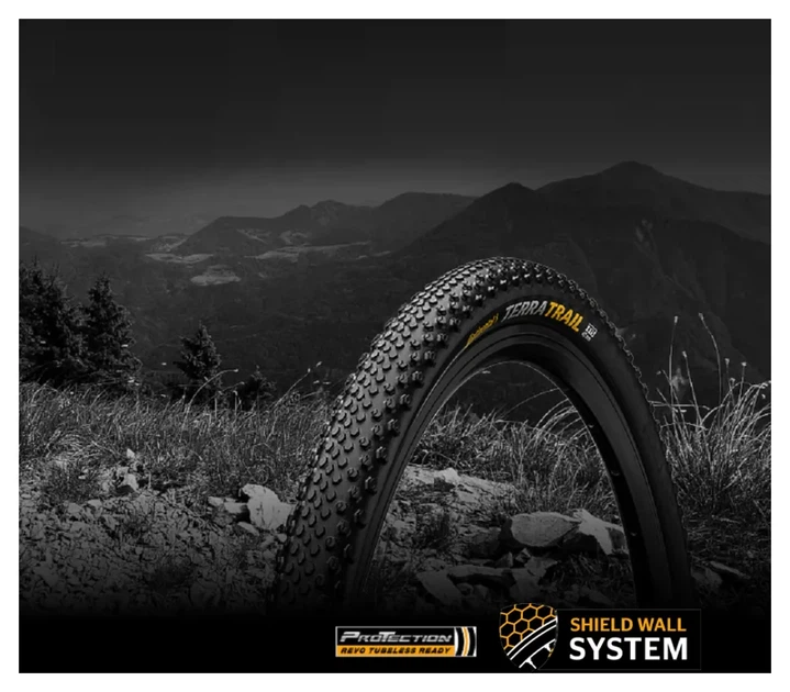 Покришка безкамерна Continental Terra Trail ShieldWall 28 " | 700 x 35C | 28 x 1.35 чорна, складна, skin SL (SPT_150503) - Фото 2 Покришка безкамерна Continental Terra Trail ShieldWall 28 " | 700 x 35C | 28 x 1.35 чорна, складна, skin SL (SPT_150503) - изображение 2