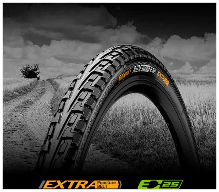 Покришка Continental RIDE Tour Reflex, 28", 700 x 35C, 28 x 1 3/8 x 1 5/8, 37-622, Wire, ExtraPuncture Belt, 690гр., чорний (SPT_101156) - изображение 2