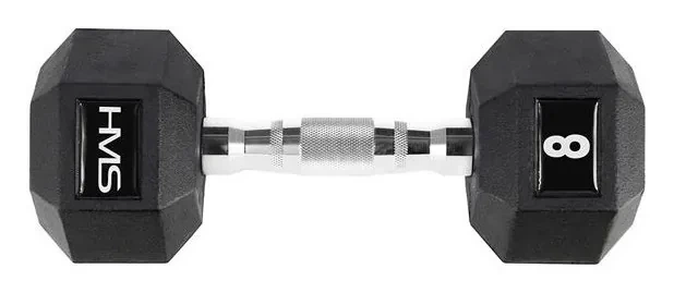 Гантель шестигренна HMS HEX PRO, 8 кг (ISL_5907695518061) - Фото 1 Гантель шестигренна HMS HEX PRO, 8 кг (ISL_5907695518061) - зображення 1