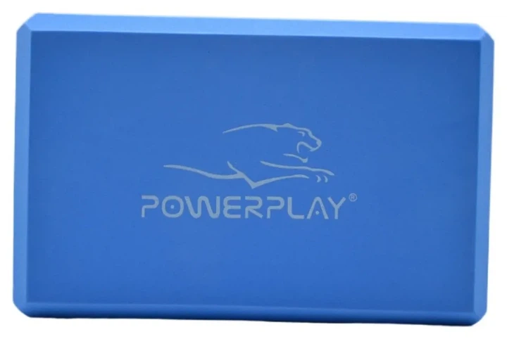 Блоки для йоги 2 шт. (пара) PowerPlay 4006 Yoga Brick EVA Сині (PP_PP_4006_Blue_2in) - зображення 5