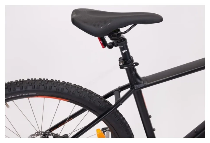 Велосипед KTM CHICAGO 272 27.5 " рама M / 43, чорний матовий (Помаранчевий), 2022 (SPT_22814113) - изображение 5