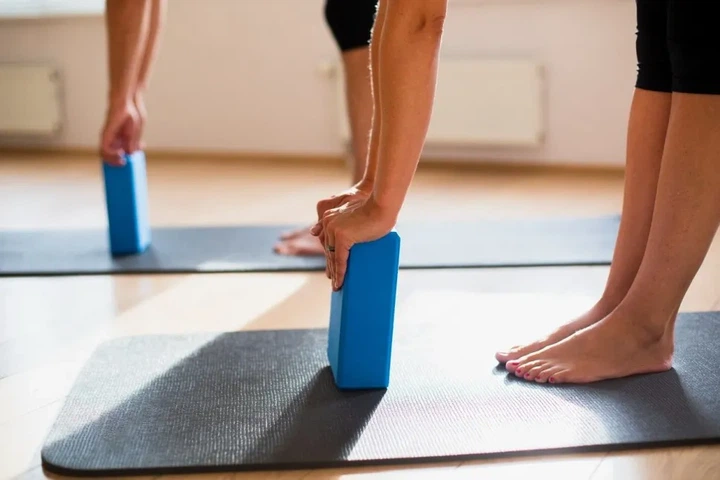 Блоки для йоги 2 шт. (пара) PowerPlay 4006 Yoga Brick EVA Сині (PP_PP_4006_Blue_2in) - зображення 10