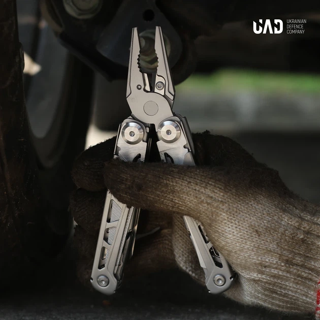 Мультитул UAD MasterGear 17 інструментів нержавіюча сталь сталевий - Фото 8 Мультитул UAD MasterGear 17 інструментів нержавіюча сталь сталевий - зображення 8