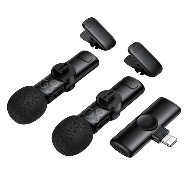 Беспроводная микрофонная система BOROFONE BFK16A dual-mic Lightning черная ABS-пластик - изображение 7