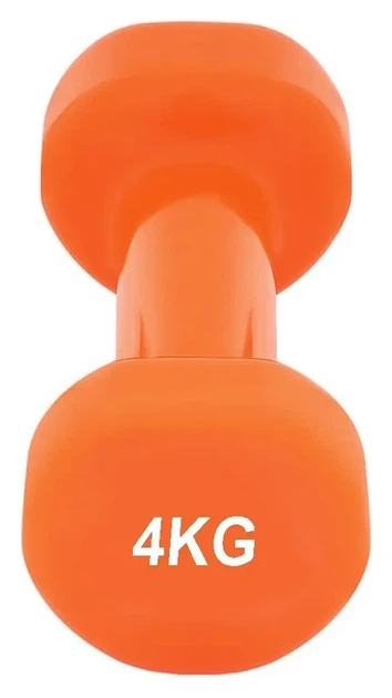 Гантель вінілова PowerPlay 4125 Achilles 4 кг. Помаранчева (1 шт.) (PP_PP_4125_4kg) - зображення 4