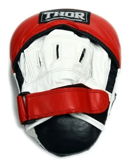 Лапи тренерські THOR 820 (Leather) BLK / RED/WHITE (SPT_820 (Leather) BLK/RED/WHITE) - изображение 2