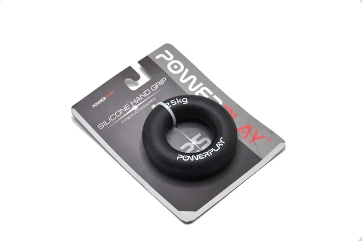 Еспандер кистьовий силіконовий PowerPlay PP-4324 Hand Grip Ring Hard 25 кг. Чорний (PP_PP_4324_25kg) - зображення 10