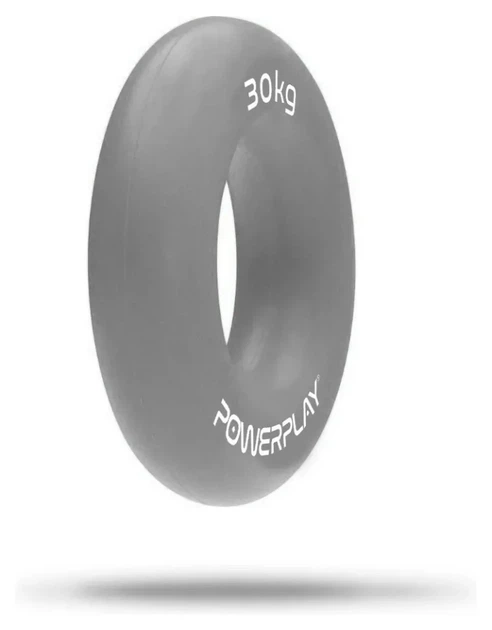 Еспандер кистьовий силіконовий PowerPlay PP-4324 Hand Grip Ring X-Hard 30 кг. Сірий (PP_PP_4324_30kg) - изображение 2