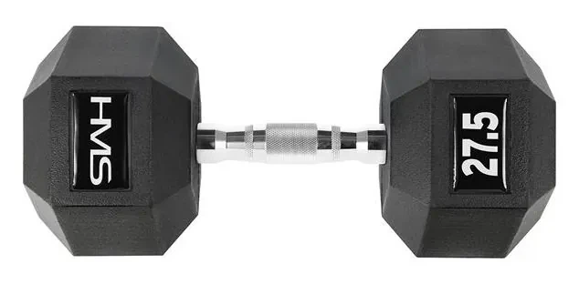 Гантель шестигренна HMS HEX PRO, 27,5 кг (ISL_5907695518153) - Фото 1 Гантель шестигренна HMS HEX PRO, 27,5 кг (ISL_5907695518153) - зображення 1