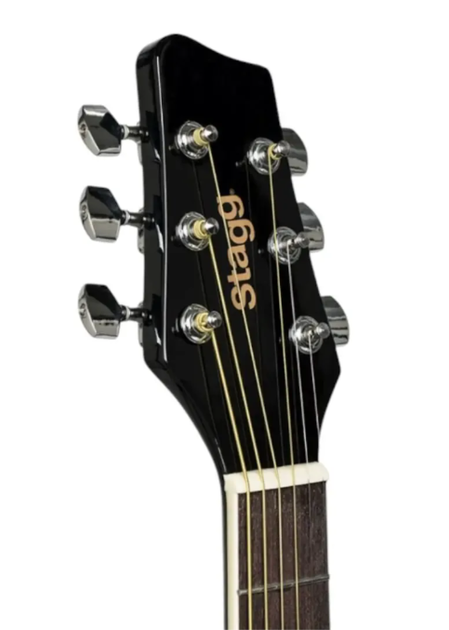 Акустическая гитара STAGG G SA20D BLK - Фото 4 Акустическая гитара STAGG G SA20D BLK - изображение 4