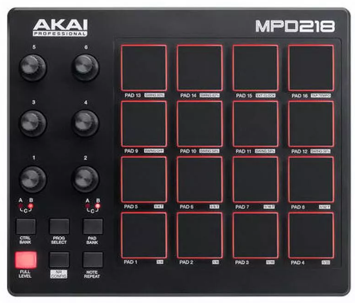 MIDI контроллер AKAI MPD218 - изображение 3