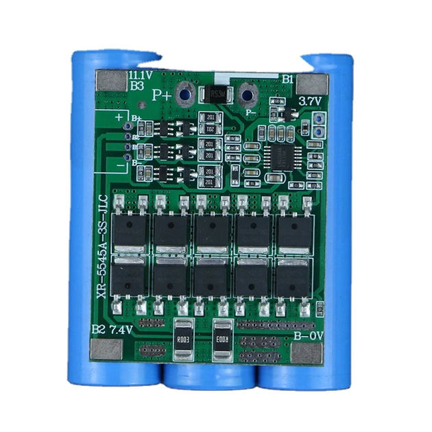 Плата защиты литиевых аккумуляторов BMS016-XR-5545A-3S-JLC (BMS 3S / 11.1V–12.6V / 30A) с балансировкой 40мА контроллер заряда-разряда батарей (1029) - изображение 2