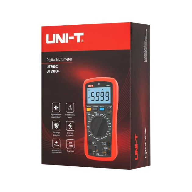 Мультиметр UNI-T UT890D+ (MIE0428) - изображение 6