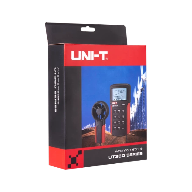 Анемометр UNI-T UT361 з вимірюванням температури (MIE0123) - зображення 5