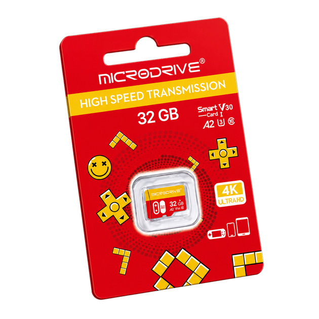 Карта памяти microSD Microdrive 32 ГБ UHS-I U3 V30 A2 Class 10 для смартфона, планшета, консоли и 4K - Фото 1 Карта памяти microSD Microdrive 32 ГБ UHS-I U3 V30 A2 Class 10 для смартфона, планшета, консоли и 4K - изображение 1