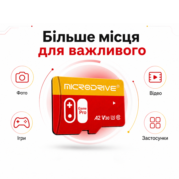 Карта памяти microSD Microdrive 256 ГБ UHS-I U3 V30 A2 Class 10 для смартфона, планшета, консоли и 4K - изображение 5