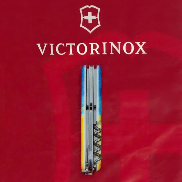 Швейцарский складной нож Victorinox CLIMBER UKRAINE 1.3703.7.T3100p - Фото 7 Швейцарский складной нож Victorinox CLIMBER UKRAINE 1.3703.7.T3100p - изображение 7