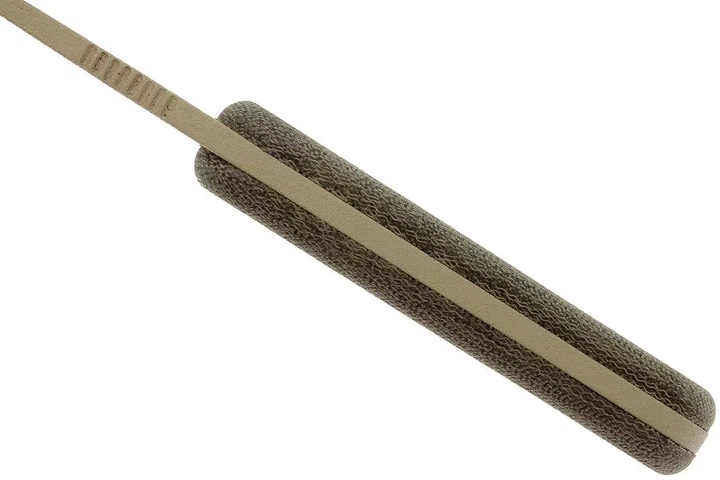 Ніж Esee Knives Izula II, лезо Plain Desert Tan 1095 High Carbon, руківя Micarta Desert Tan, піхви Plastic, IZULA-II-DT - изображение 4