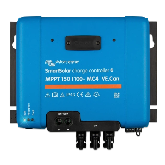 Контроллер заряда Victron Energy SmartSolar MPPT 150/100-MC4 VE.Can - Фото 1 Контроллер заряда Victron Energy SmartSolar MPPT 150/100-MC4 VE.Can - изображение 1