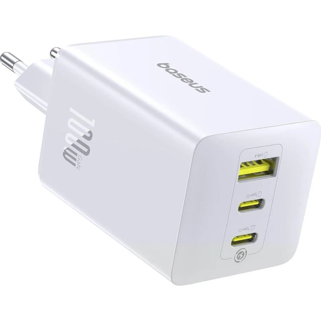 Мережевий зарядний пристрій Baseus EnerFill FE11 100W White (P10182102213-00) [172703] - зображення 3