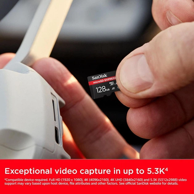 Карта памяти SanDisk microSDXC Express 128GB Class 10 UHS-I U3 A1 для Nintendo Switch 2 (SDSQXFN-128G-GN4NN) [174443] - изображение 7