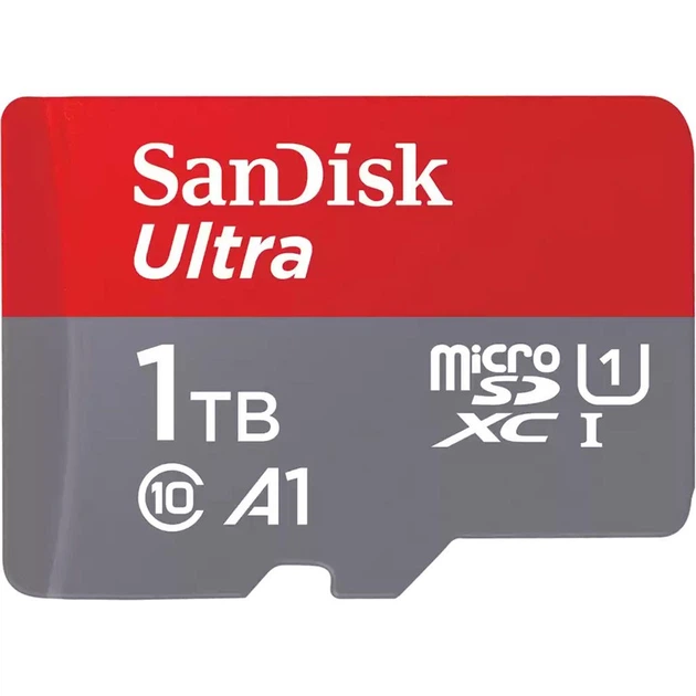 Карта памяти SanDisk microSDXC Ultra 1TB UHS-I U1 A1 + SD Adapter (SDSQUAC-1T00-GN6MA) [174387] - изображение 3
