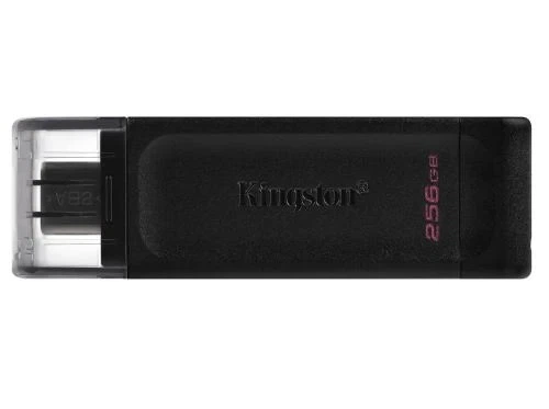 Флеш накопичувач USB 256Gb Kingston DataTraveler 70, Black, Type-C 3.2 Gen 1 (DT70/256GB) - изображение 2