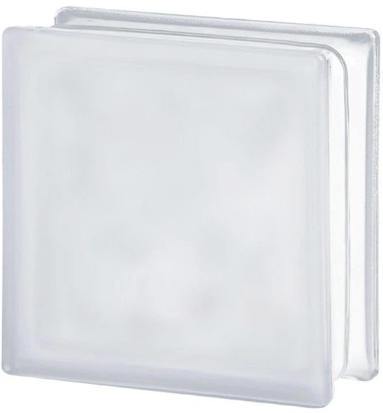 Стеклоблок бесцветный "Волна" матовый с 1-ой стороны Clear Wave Sahara 1S 1919/8 - изображение 2