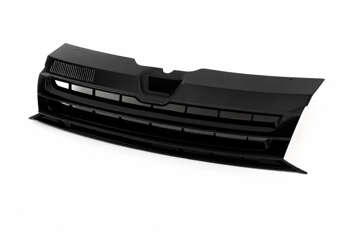 Передняя решётка чёрный глянец (без эмблемы) для Volkswagen T5 2010-2015 гг - Фото 2 Передняя решётка чёрный глянец (без эмблемы) для Volkswagen T5 2010-2015 гг - изображение 2
