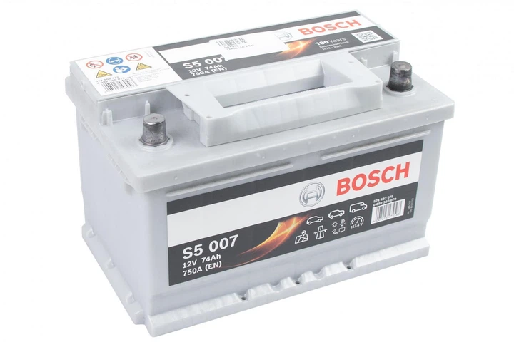 Акумулятор 12V 74Ah 750A R+ S5 278×175×175 мм 0092S50070 - изображение 3
