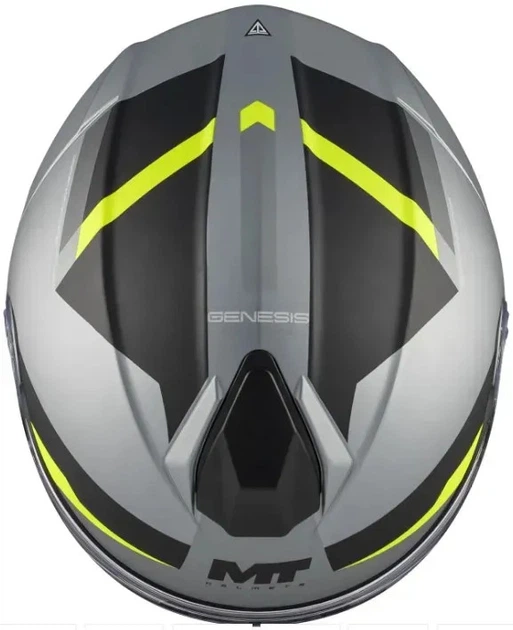Шолом MT Genesis R SV Сheeky, M, Сірий/Жовтий (3080400) - изображение 3
